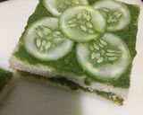 A picture of step 4 of Green Sandwich.