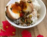 Hình bước làm 2 của món TRỨNG NGÂM NƯỚC TƯƠNG -  PHIÊN BẢN TRỨNG HỒNG ĐÀO