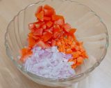 A picture of step 2 of Boti Masala Chat.