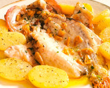 Foto del paso 6 de la receta: Rotja a la espalda con salsa Donostiarra