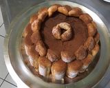 Une image de l'étape 17 de Charlotte aux deux chocolats, liqueur de vanille et mascarpone.