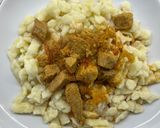 Sertéspörkölt galuskával recept fázis 2 fotója