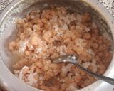 A picture of step 5 of Chana dal barfi(Vegan version).