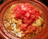 Foto del paso 8 de la receta Tallene de pollo con patatas y pasas
