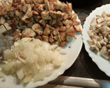 Foto del paso 2 de la receta: Berenjenas rellenas de champiñones y langostinos