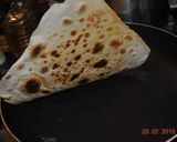 A picture of step 8 of Flat  Naan  Bread نان تافتون.