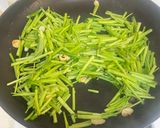 沙茶牛炒空心菜的食譜步驟4照片