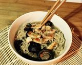 Foto del paso 3 de la receta: Noodles con setas shiitake y tiras de pollo