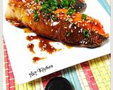 A picture of step 5 of Salmon with Honey Teriyaki Glaze.