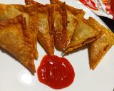 Foto langkah ke 3 dari resep Lumpia Kering kulit Pangsit.