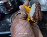 A picture of step 5 of Fireless Mawa Chocolate Modak.