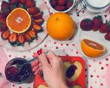 Foto del paso 10 de la receta ¡Bizcochitos ❤️ de Naranja rellenos de mermelada de fresa!