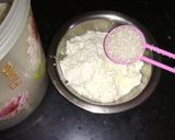 A picture of step 1 of Chhena balls.