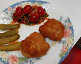 Foto del paso 5 de la receta: Hamburguesas de pollo con guarnición de hortalizas