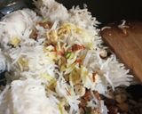 A picture of step 1 of Kashmiri pulav.