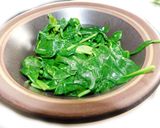A picture of step 3 of Palak Panneer.