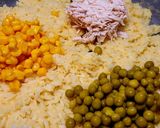Фото кроку 2 до Смажений рис з овочами і куркою.