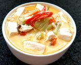 Foto langkah ke 6 dari resep Labu Siam, Tongkol, dan Tahu Masak Santan.
