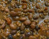 A picture of step 4 of Slow cooker pumpkin chili.
