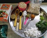 A picture of step 2 of Litti chokha In appe Pan.