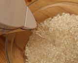 Pestós rizottó recept fázis 4 fotója