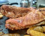 Foto del paso 7 de la receta: Pechito de cerdo al Horno con papas