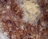 A picture of step 1 of Chicken nehari.