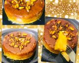 A picture of step 4 of Caramelised Nuts bread pudding.