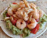 Foto del paso 9 de la receta Taco de Gambas al Ajillo con Aguacate