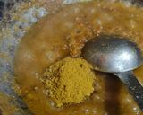 A picture of step 4 of Dal Makhni (without onion).