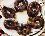 A picture of step 7 of Drooling Chocolate doughnuts homemade..!.