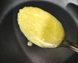 A picture of step 2 of Coconut mawa fudge - Coconut mawa cake.