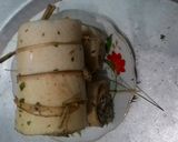 Hình bước làm 4 của món Giò bì cuốn lá lốt