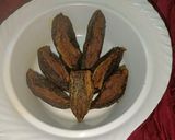 A picture of step 2 of Stuffed Karela Masala.