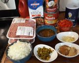 A picture of step 1 of Jamaican Jerk Beef Chili.