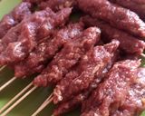 Foto langkah ke 3 dari resep Sate Buntel Daging Sapi dg Sambal Kecap #116.