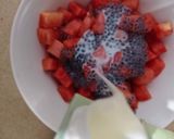 Foto langkah ke 3 dari resep Es Semangka Susu.
