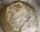 A picture of step 1 of Dahi ke Gullar.