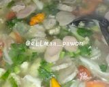 Foto langkah ke 4 dari resep Sop kembang Kol Bakso.