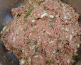 A picture of step 2 of Grilled Meat balls.