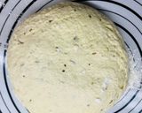 Hình bước làm 4 của món Bánh mì không cần nhồi bột, lên men từ sữa chua quá chua (No knead bread from sour yoghurt)