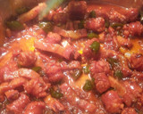 Foto del paso 5 de la receta: Garbanzos con arroz, chistorra y beicon ahumado