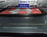 A picture of step 7 of Red velvet cookies.