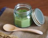 A picture of step 3 of Soy Milk MATCHA Pudding.