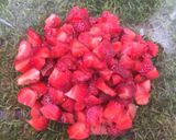 A picture of step 1 of Homemade strawberry jam.