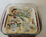 Foto del paso 3 de la receta: Espárragos gratinados con salsa blanca