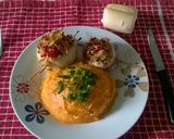 Foto del paso 19 de la receta: Filet de merluza relleno de verduras y puré de calabazas