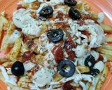 A picture of step 2 of Pizza Fries🍟🍕.
