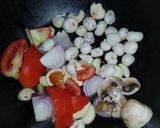 A picture of step 1 of Mushroom Tamatum.