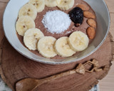 Foto del paso 3 de la receta: Desayuno completo 🥣 Smoothie bowl energético